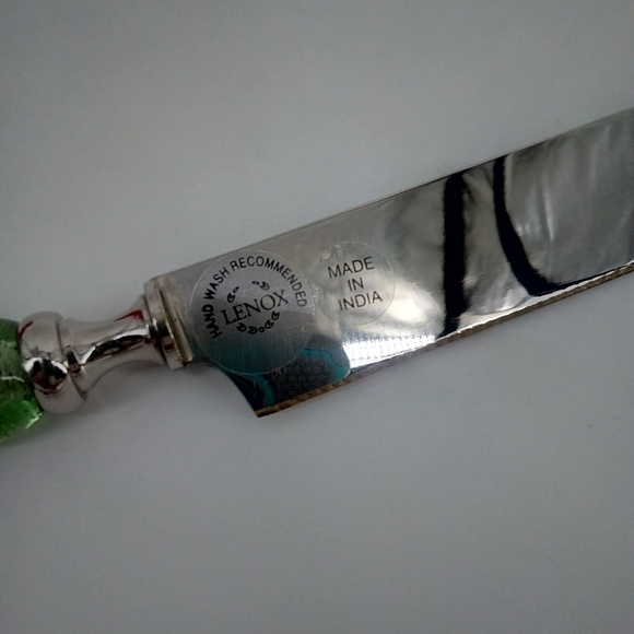 NIB Lenox Cake Knife Holiday Gatherings New In Box Gift Cutting - Picture 3 of 7